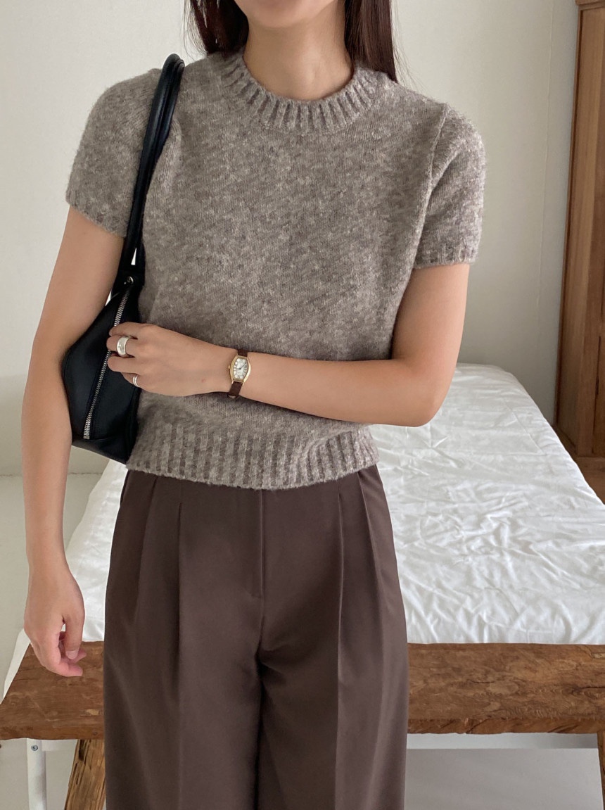 BLACK NOTE韓國代購㊣女裝新款熱賣25秋冬休閑職業時尚針織衫BLACK NOTE針織衫
