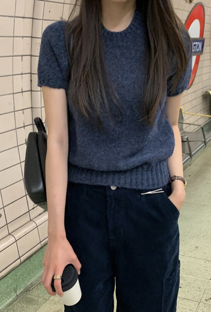 BLACK NOTE韓國代購㊣女裝新款熱賣25秋冬休閑職業時尚針織衫BLACK NOTE針織衫圖色6