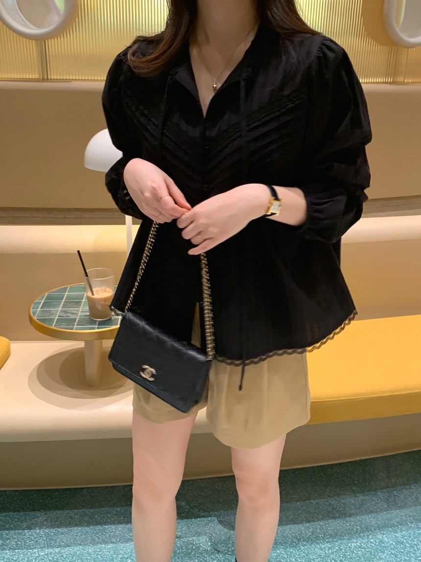 FRILL-T東大門㊣代購女裝新品真品人氣熱賣時尚襯衫蕾絲衫FRILL-T襯衫/蕾絲衫