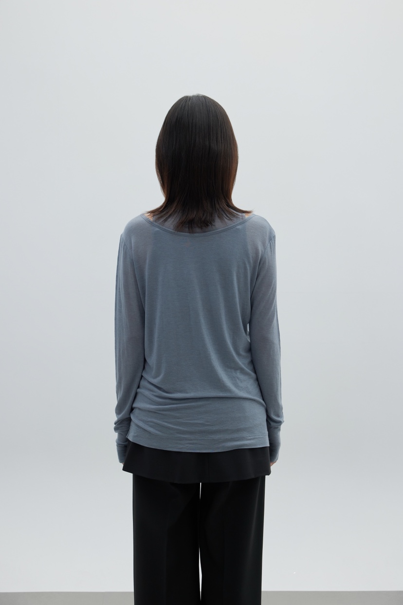 LE-PPL東大門㊣直郵女裝新款時尚職業人氣推薦真品長袖T恤LE-PPL長袖T恤
