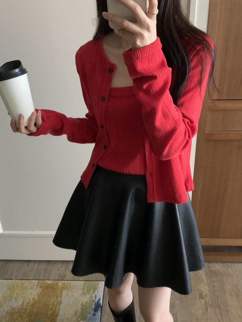 FRILL-T東大門㊣實拍女士新品職業推薦熱賣套裝羊毛衫套裝FRILL-T套裝