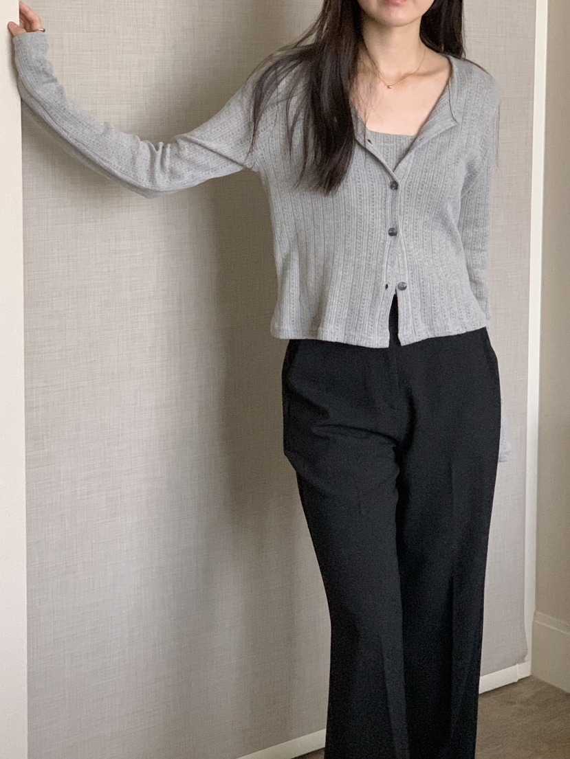 FRILL-T東大門㊣實拍女士新品職業推薦熱賣套裝羊毛衫套裝FRILL-T套裝