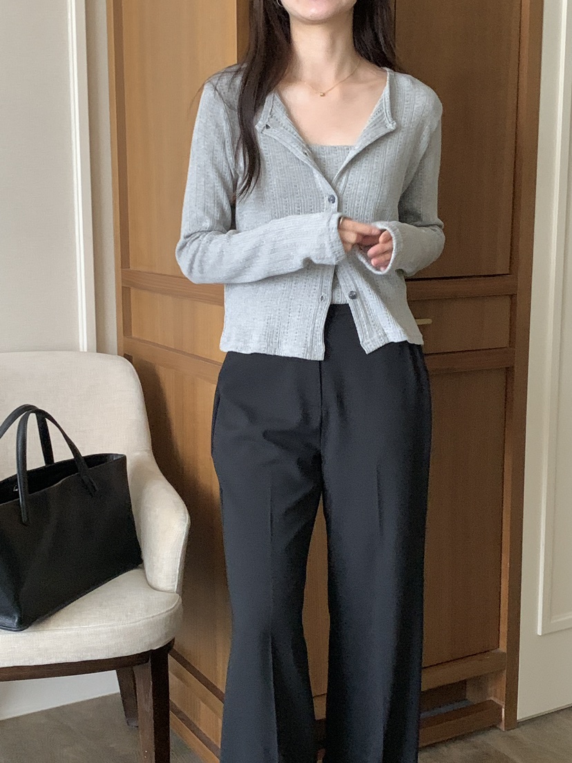 FRILL-T東大門㊣實拍女士新品職業推薦熱賣套裝羊毛衫套裝FRILL-T套裝