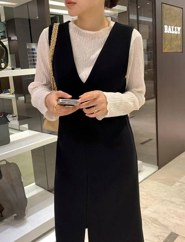 FRILL-T東大門㊣代購女裝新品時尚25秋冬人氣真品休閑長袖T恤FRILL-T長袖T恤
