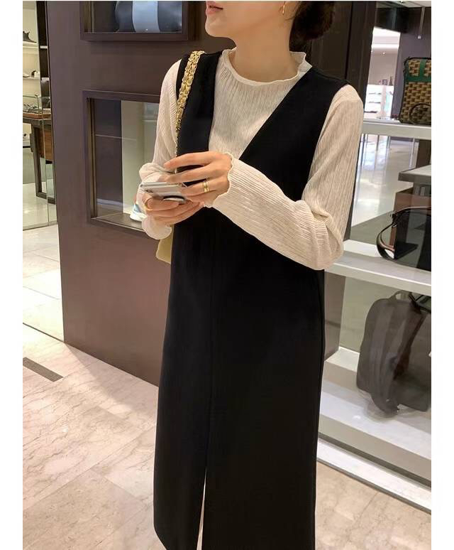 FRILL-T東大門㊣代購女裝新品時尚25秋冬人氣真品休閑長袖T恤FRILL-T長袖T恤