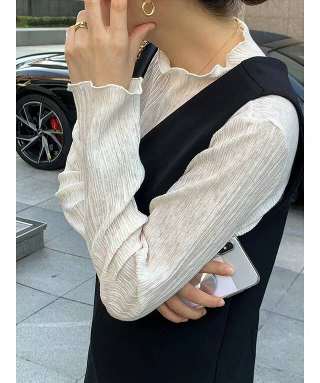 FRILL-T東大門㊣代購女裝新品時尚25秋冬人氣真品休閑長袖T恤FRILL-T長袖T恤