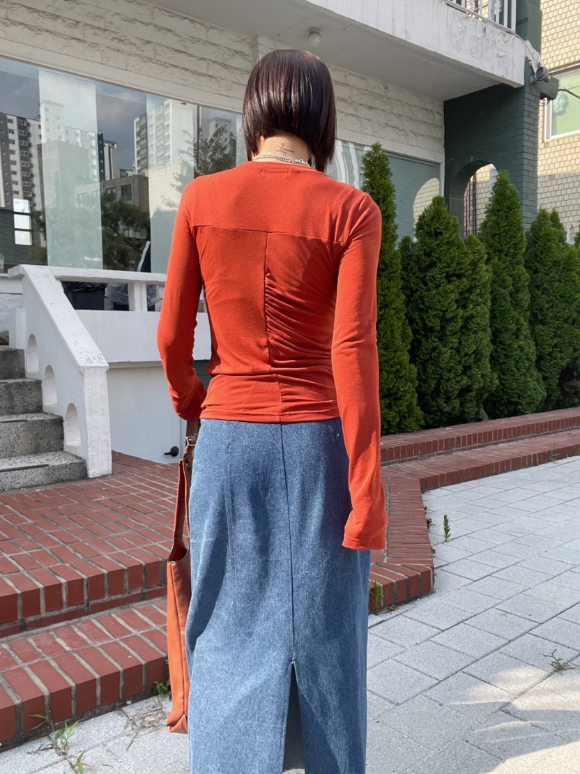 REIZ東大門㊣代購女士新品真品25秋冬職業推薦時尚休閑長袖T恤REIZ長袖T恤