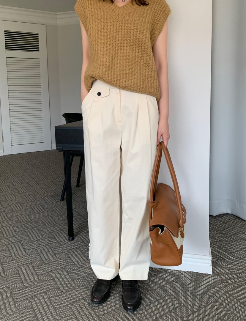 FRILL-T東大門㊣直郵女裝新品時尚人氣真品職業休閑休閑褲FRILL-T休閑褲