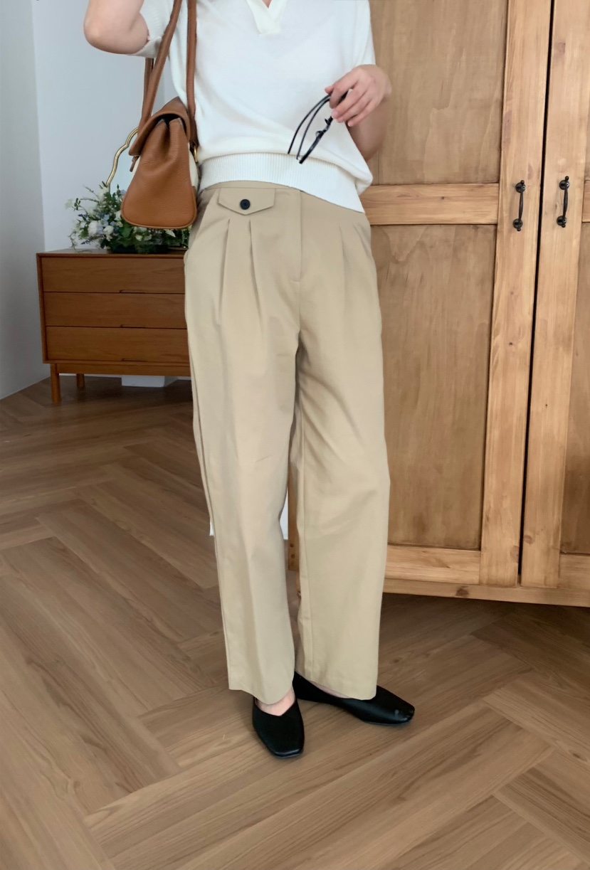 FRILL-T東大門㊣直郵女裝新品時尚人氣真品職業休閑休閑褲FRILL-T休閑褲