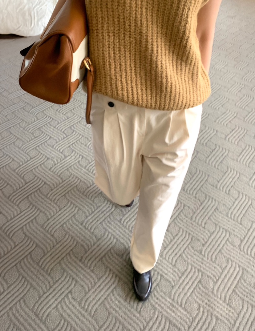 FRILL-T東大門㊣直郵女裝新品時尚人氣真品職業休閑休閑褲FRILL-T休閑褲