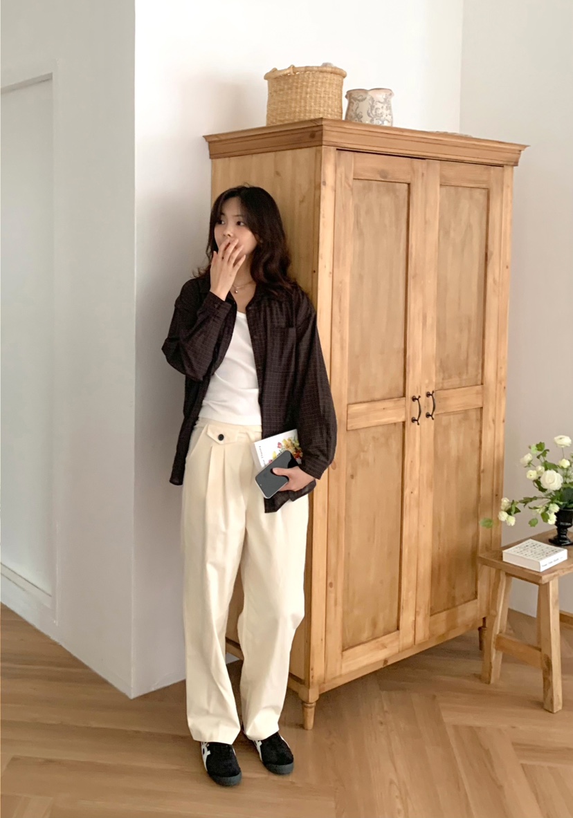 FRILL-T東大門㊣直郵女裝新品時尚人氣真品職業休閑休閑褲FRILL-T休閑褲