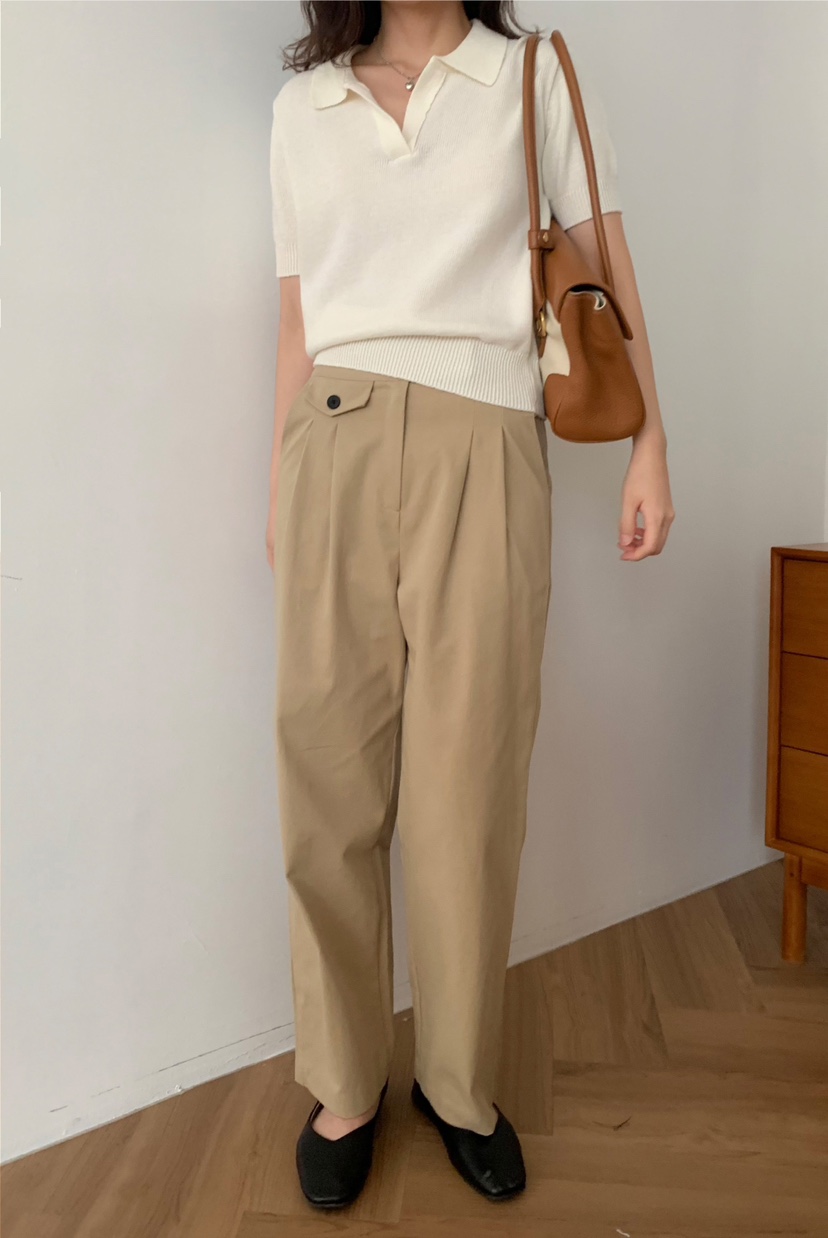 FRILL-T東大門㊣直郵女裝新品時尚人氣真品職業休閑休閑褲FRILL-T休閑褲