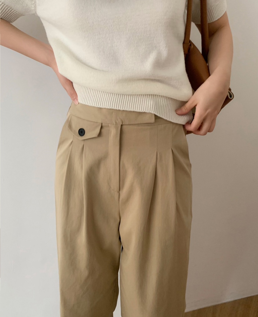 FRILL-T東大門㊣直郵女裝新品時尚人氣真品職業休閑休閑褲FRILL-T休閑褲
