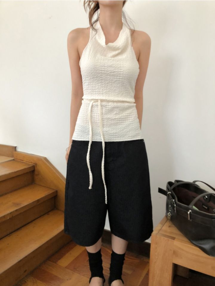LIVE FOREVER東大門㊣代購女裝新品25秋冬時尚人氣吊帶背心LIVE FOR_EVER吊帶/背心