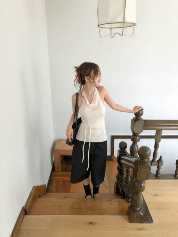 LIVE FOREVER東大門㊣代購女裝新品25秋冬時尚人氣吊帶背心LIVE FOR_EVER吊帶/背心