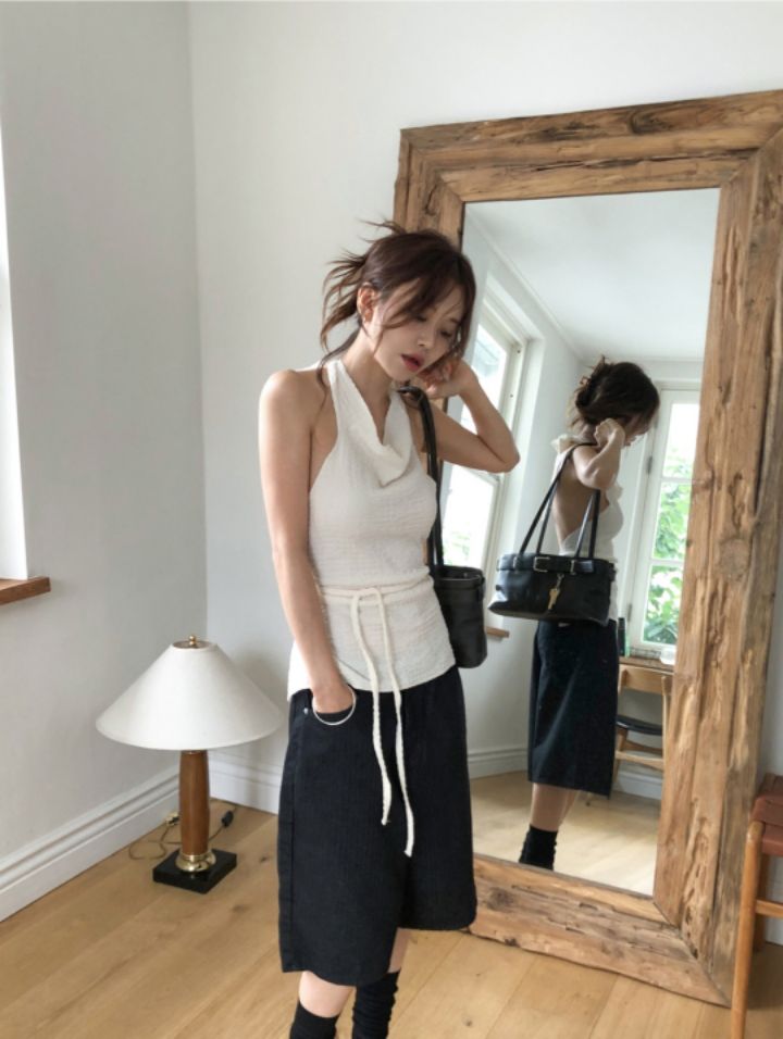 LIVE FOREVER東大門㊣代購女裝新品25秋冬時尚人氣吊帶背心LIVE FOR_EVER吊帶/背心