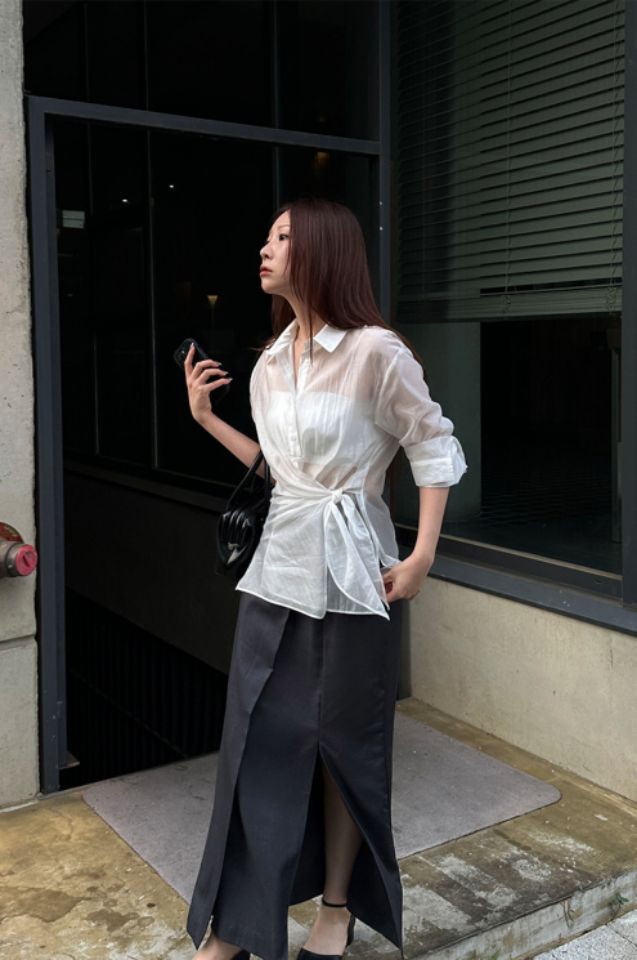 LIVE FOREVER東大門㊣實拍女士新品熱賣人氣25秋冬時尚長裙LIVE FOR_EVER長裙