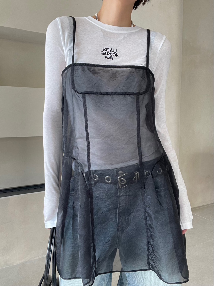 REIZ東大門㊣直郵女裝新品職業25秋冬時尚人氣熱賣吊帶背心REIZ吊帶/背心圖色1