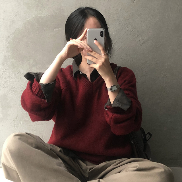 BLACK NOTE東大門㊣直郵女裝新款時尚熱賣推薦職業休閑針織衫BLACK NOTE針織衫圖色4