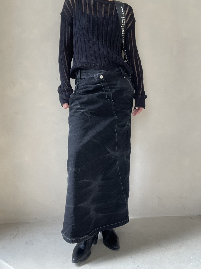 REIZ韓國代購㊣女裝新品時尚真品人氣熱賣休閑25秋冬推薦長裙REIZ長裙