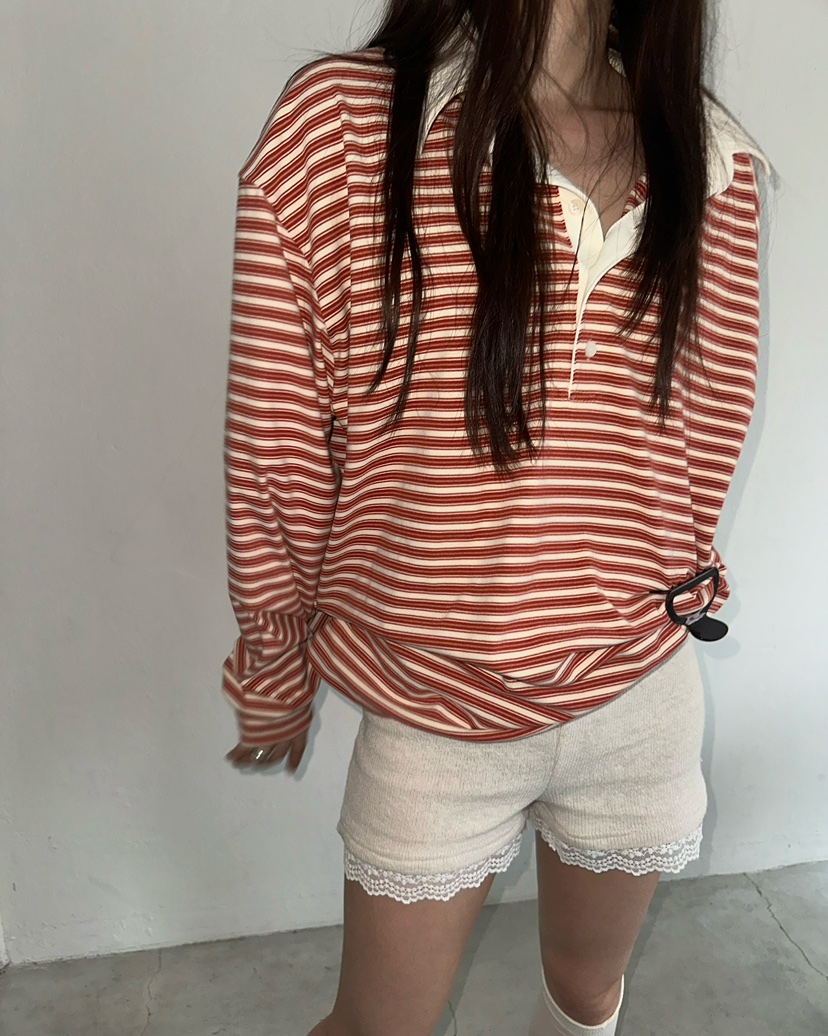 AWESOMESAUCE東大門㊣直郵女士新品時尚25秋冬休閑職業長袖T恤AWESOME SAUCE長袖T恤