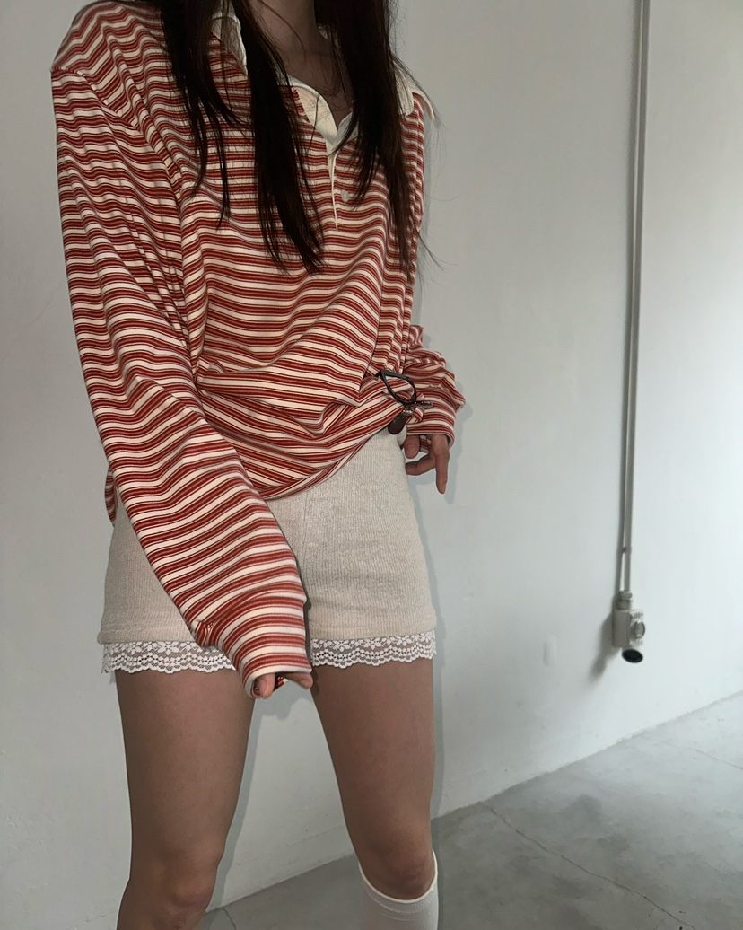 AWESOMESAUCE東大門㊣直郵女士新品時尚25秋冬休閑職業長袖T恤AWESOME SAUCE長袖T恤