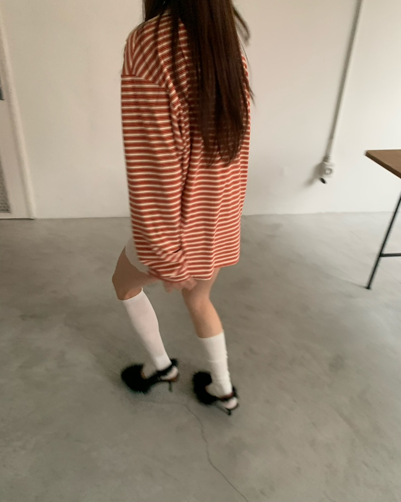 AWESOMESAUCE東大門㊣直郵女士新品時尚25秋冬休閑職業長袖T恤AWESOME SAUCE長袖T恤