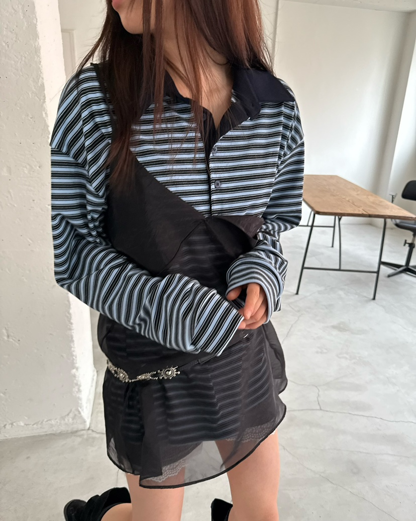 AWESOMESAUCE東大門㊣直郵女士新品時尚25秋冬休閑職業長袖T恤AWESOME SAUCE長袖T恤