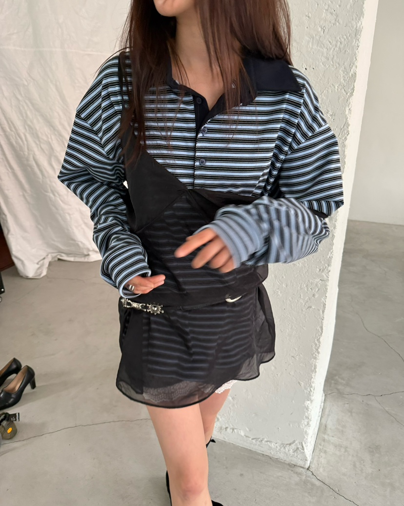 AWESOMESAUCE東大門㊣直郵女士新品時尚25秋冬休閑職業長袖T恤AWESOME SAUCE長袖T恤