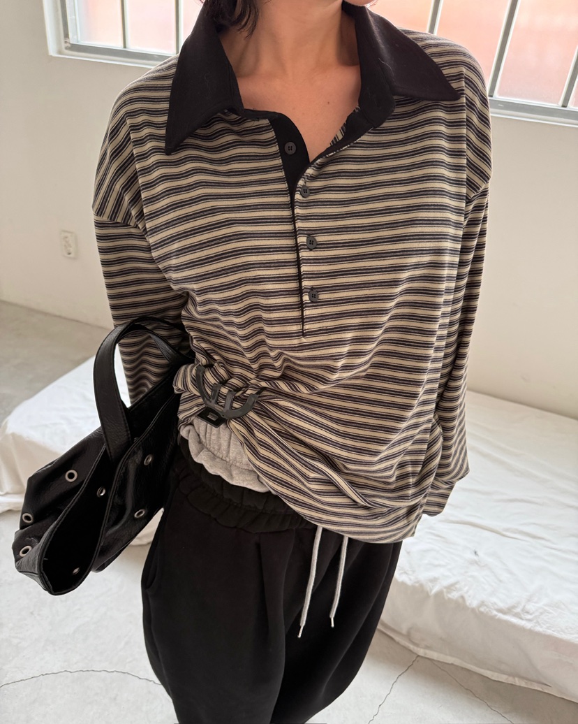 AWESOMESAUCE東大門㊣直郵女士新品時尚25秋冬休閑職業長袖T恤AWESOME SAUCE長袖T恤