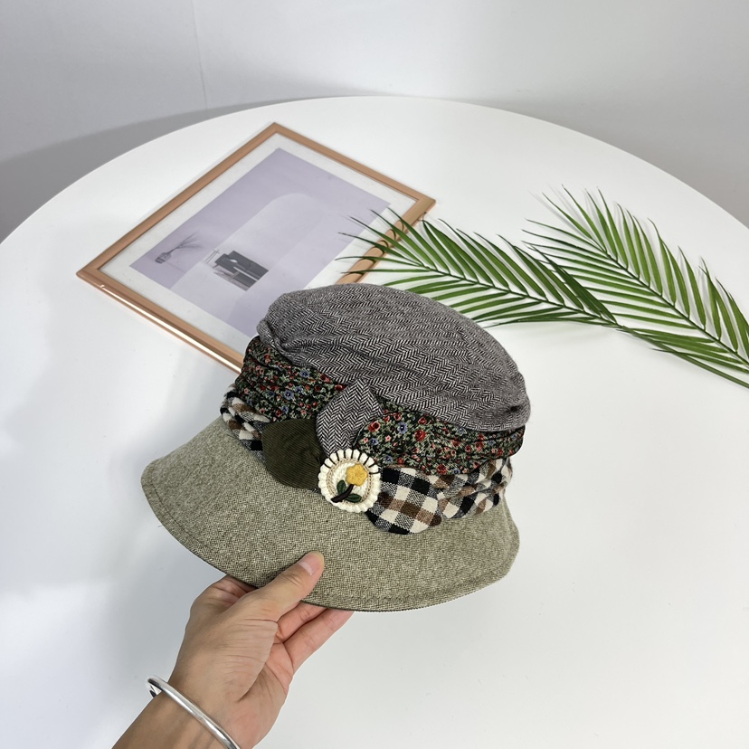 LOVELY HAT韓國直郵㊣女裝新品職業真品推薦休閑時尚25秋冬帽子LOVELY HAT帽子圖色4