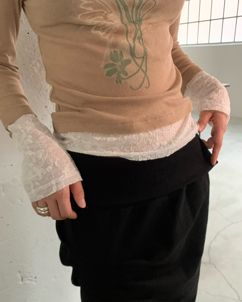 AWESOMESAUCE東大門㊣實拍女士新品職業推薦人氣25秋冬長袖T恤AWESOME SAUCE長袖T恤