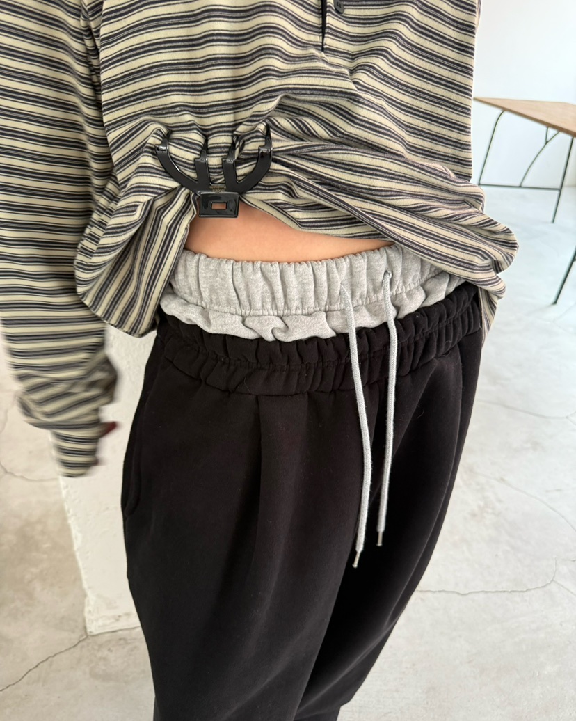 AWESOMESAUCE東大門㊣代購女士新款25秋冬真品推薦人氣休閑褲AWESOME SAUCE休閑褲