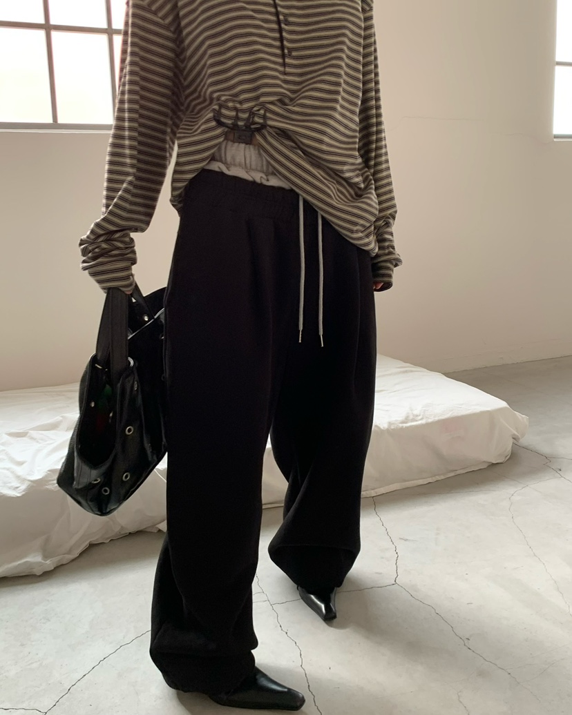 AWESOMESAUCE東大門㊣代購女士新款25秋冬真品推薦人氣休閑褲AWESOME SAUCE休閑褲