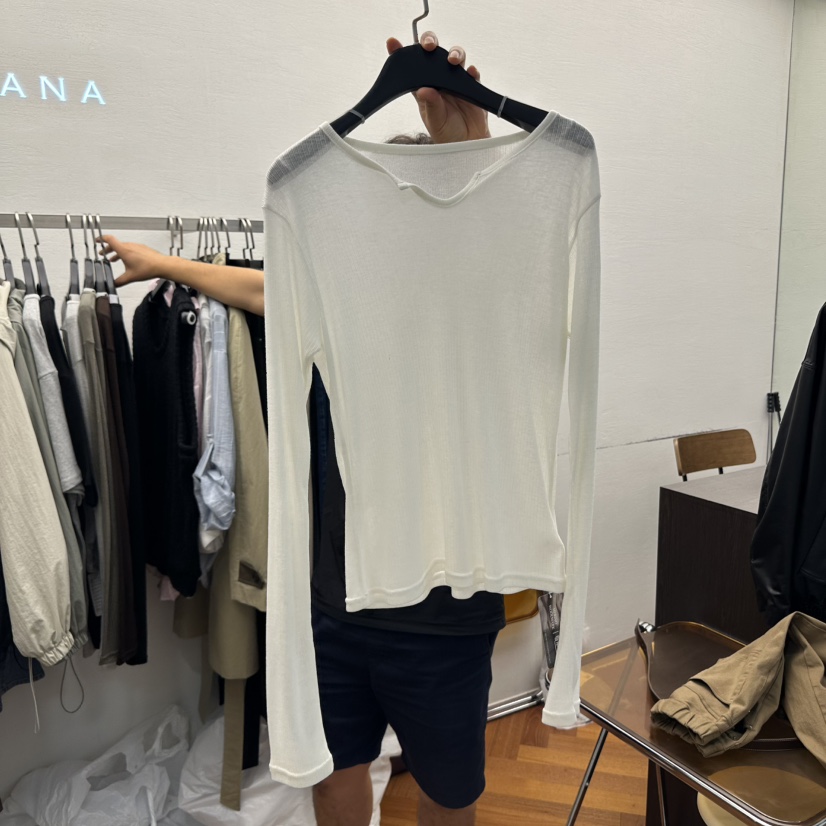 MOANA東大門㊣實拍女士新品職業休閑時尚熱賣推薦人氣長袖T恤MOANA長袖T恤圖色1