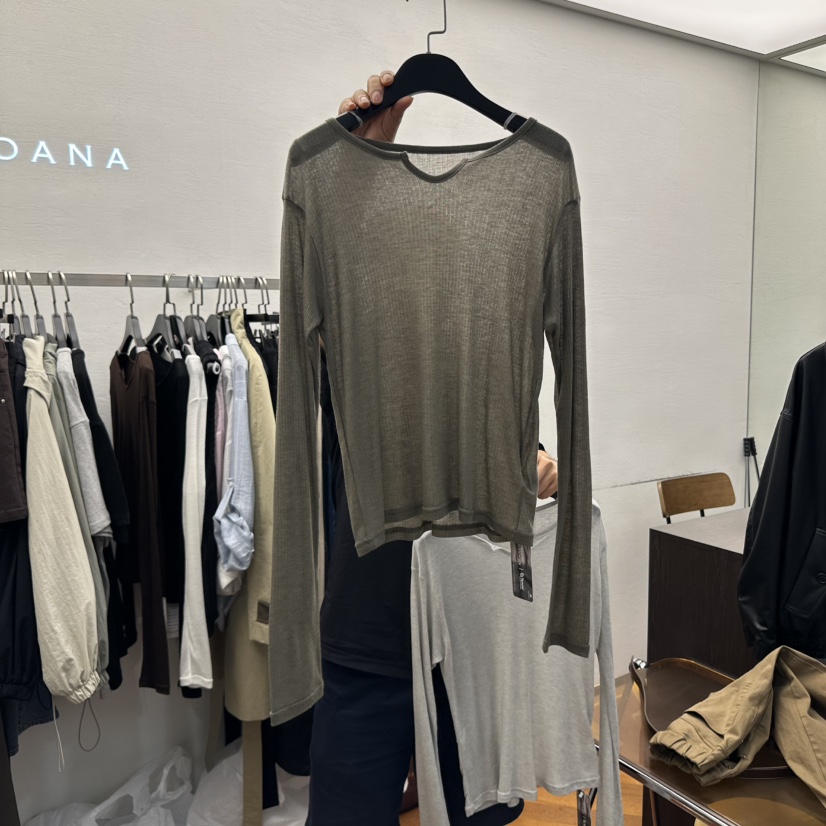 MOANA東大門㊣實拍女士新品職業休閑時尚熱賣推薦人氣長袖T恤MOANA長袖T恤圖色5