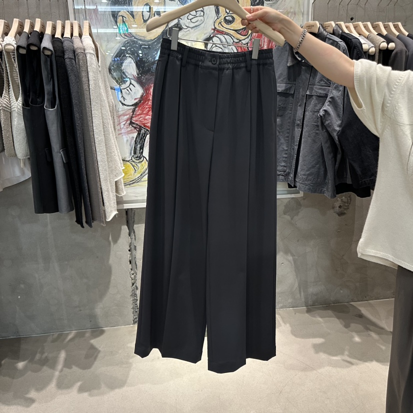 LAMAGIEPIE東大門㊣直郵女裝新品真品熱賣人氣休閑25秋冬休閑褲LAMAGIE GREY休閑褲