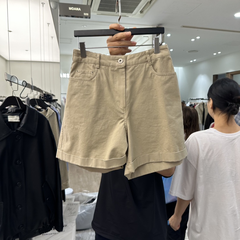 MOANA東大門㊣實拍女裝新品熱賣職業真品人氣推薦時尚休閑短褲MOANA短褲圖色1