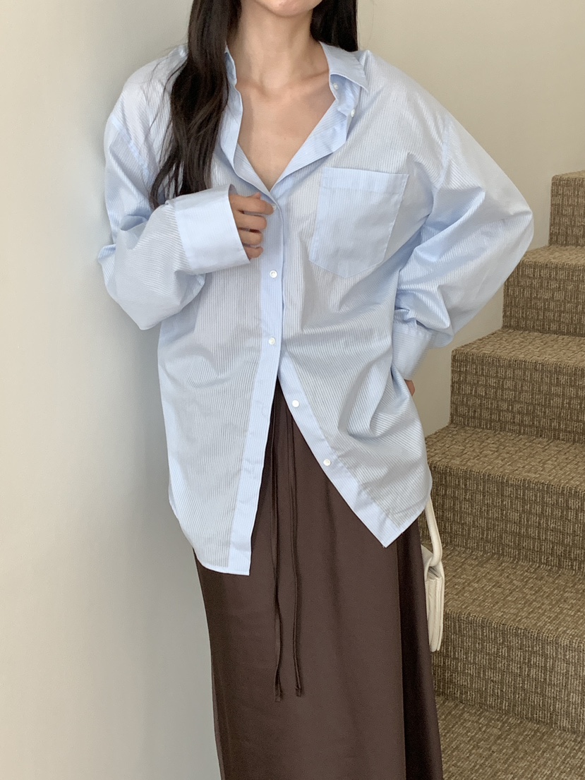 SANTAL東大門㊣代購女裝新款真品25秋冬休閑人氣襯衫蕾絲衫SANTAL襯衫/蕾絲衫