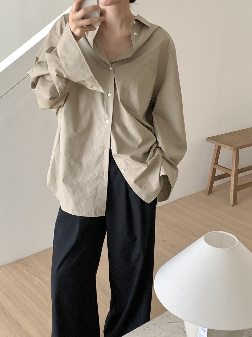 SANTAL東大門㊣代購女裝新款真品25秋冬休閑人氣襯衫蕾絲衫SANTAL襯衫/蕾絲衫