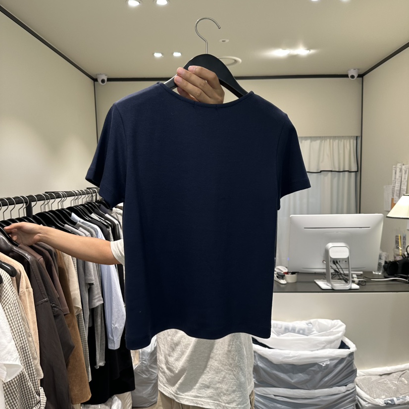 RE STOCK韓國代購㊣女士新品人氣時尚真品休閑T恤不含吊帶RE STOCKT恤