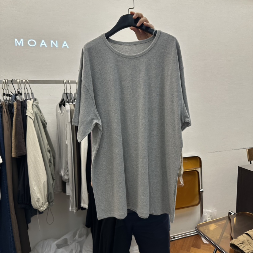 MOANA韓國直郵㊣女裝新品職業時尚25秋冬真品熱賣人氣推薦T恤MOANAT恤圖色2