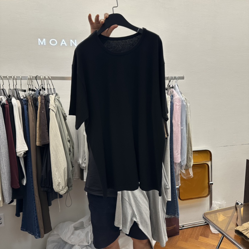 MOANA韓國直郵㊣女裝新品職業時尚25秋冬真品熱賣人氣推薦T恤MOANAT恤圖色3