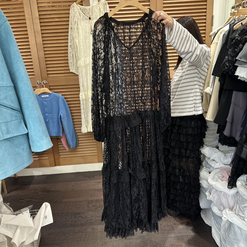 TRES BIEN東大門㊣直郵女裝新品職業時尚真品熱賣連衣裙長款TRES BIEN連衣裙圖色2