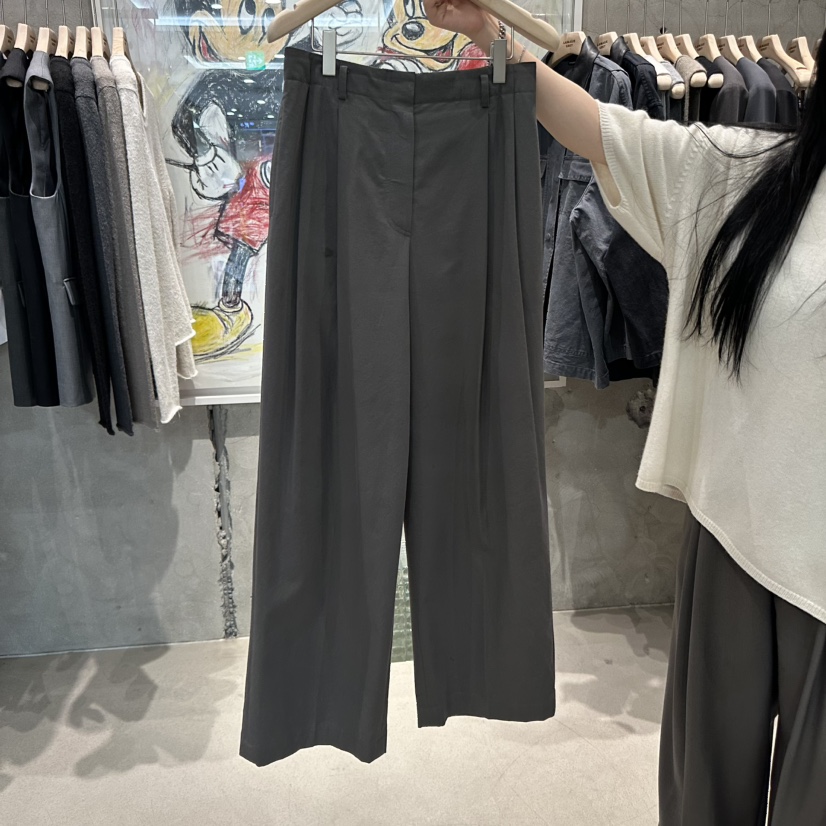 LAMAGIEPIE東大門㊣直郵女士新品職業時尚休閑推薦真品休閑褲LAMAGIE GREY休閑褲圖色3