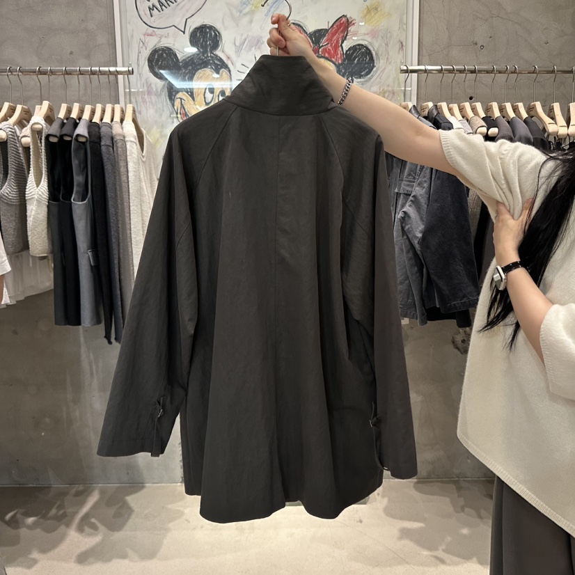 LAMAGIEPIE東大門㊣實拍女士新品人氣推薦休閑25秋冬職業夾克LAMAGIE GREY夾克