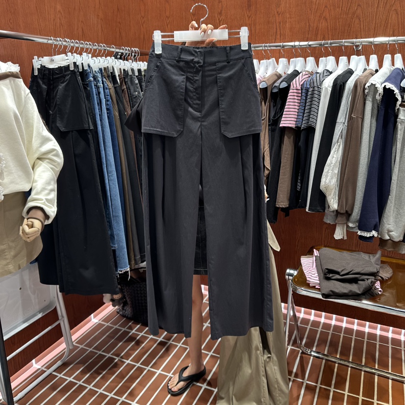 ILLO韓國直郵㊣女士新品熱賣休閑職業真品人氣推薦時尚休閑褲ILLO休閑褲圖色2