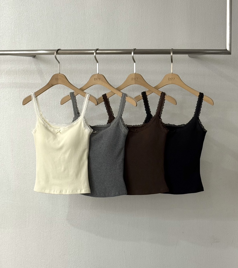 TWENTY FOUR SEVEN24-7韓國代購㊣女士新品推薦吊帶背心TEWNTY FOUR SEVEN24-7吊帶/背心