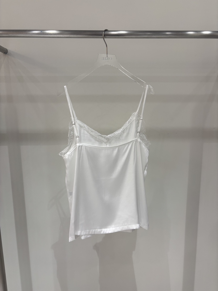 OKIE韓國代購㊣女裝新品真品25秋冬人氣休閑吊帶背心蕾絲絲綢OKIE吊帶/背心