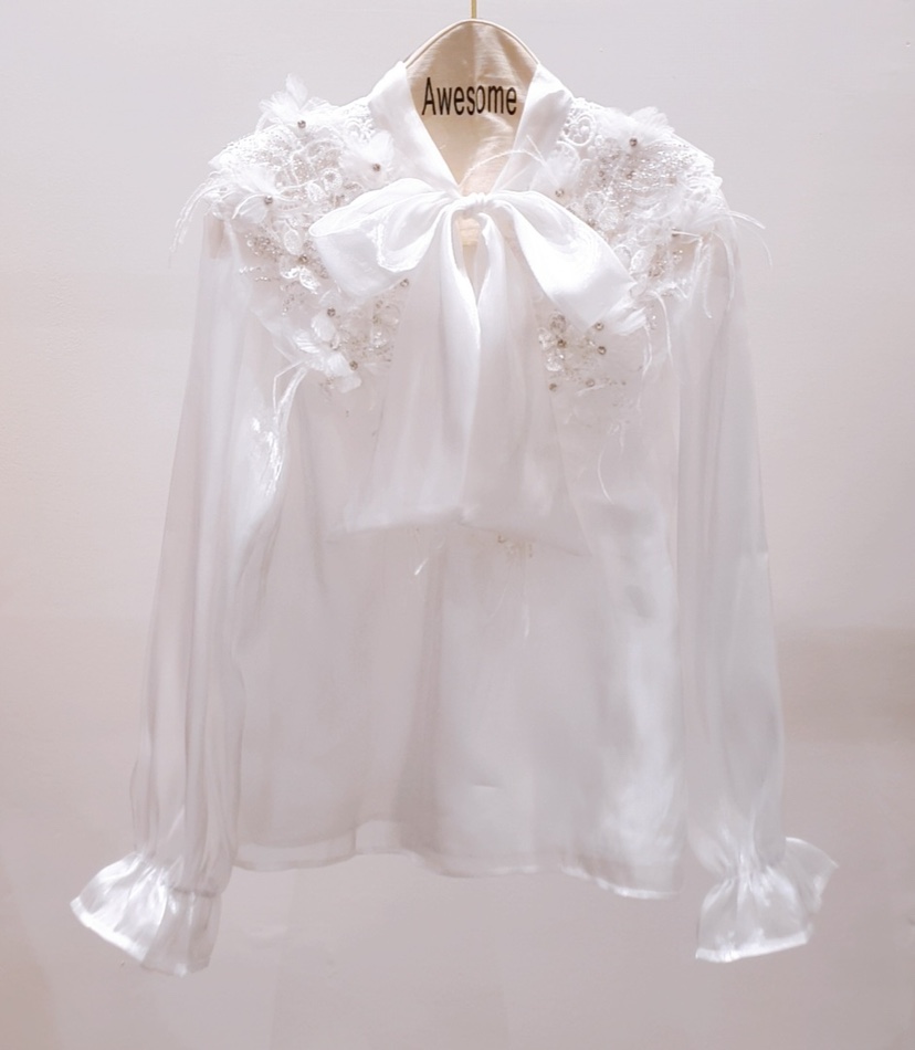 AWESOME-P東大門㊣實拍女士新款熱賣休閑真品推薦襯衫蕾絲衫AWESOME-P襯衫/蕾絲衫